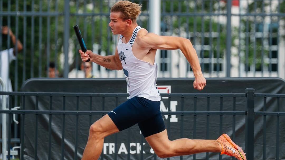 USU track & field: Men's 4x100 relay team nearly qualifies for nationals